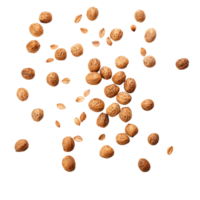 tiger nuts falling from above with Transparent Background png