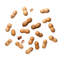 Falling pranuts or nuts with no background png