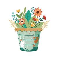 Flowerpot Houseplant Illustration vector