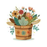 Adobe IllustraFlowerpot Houseplant Illustrationtor Artwork vector