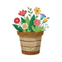 Flowerpot Houseplant Illustration vector