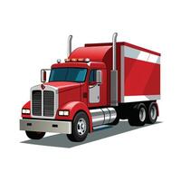 Realistic Truck Illustration vector