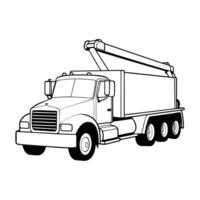Realistic Truck Illustration vector