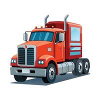 Realistic Truck Illustration vector