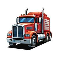 Realistic Truck Illustration vector