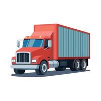 Realistic Truck Illustration vector