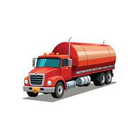 Realistic Truck Illustration vector