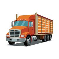 Realistic Truck Illustration vector
