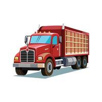 Realistic Truck Illustration vector