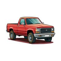 Realistic Truck Illustration vector