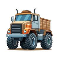 Realistic Truck Illustration vector