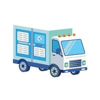 Realistic Truck Illustration vector