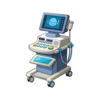 Hospital Equipment Machine illustration vector