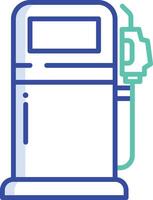 Fuel outline color illustration vector