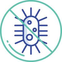 Antibacterial outline color illustration vector
