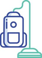Vacuum cleaner outline color illustrations vector