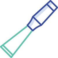 Scraper outline color illustration vector