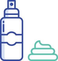 Cream outline color illustration vector