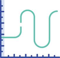 Graph outline color illustration vector
