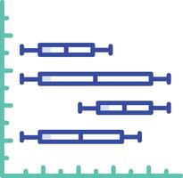 whisker plot outline color illustration vector