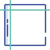Grid tool outline color illustration vector