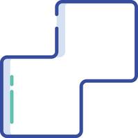 Unite tool outline color illustration vector