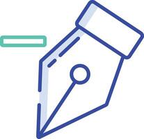 Delete Anchor Point outline color illustration vector