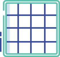 Grid outline color illustration vector