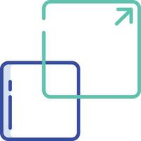 Scale outline color illustration vector