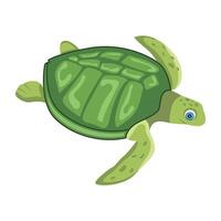 WebAn icon of sea reptile in flat style vector
