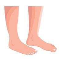 WebBeautiful feet icon designed in flat style vector