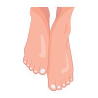 WebBeautiful feet icon designed in flat style vector
