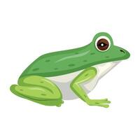 WebA flat style icon of a toad vector