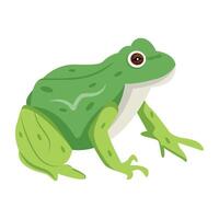WebA flat icon of frog character vector