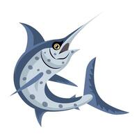 WeA flat style icon of swordfish b vector