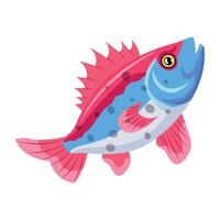 WebTetra tilapia icon designed in flat style vector