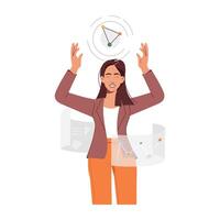 WebA flat style illustration of vr business dashboard vector
