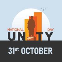 National Unity Day Design Template vector
