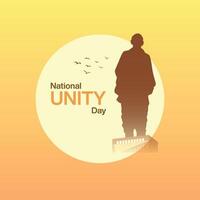 National Unity Day Design Template vector