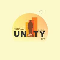 National Unity Day Design Template vector