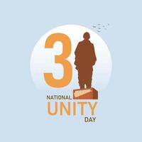 National Unity Day Design Template vector