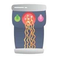 A pasta maker icon designed in flat style vector
