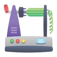 A spiralizer icon designed in flat style vector
