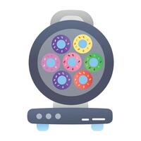 A donut make flat style icon vector