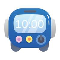 A flat style icon of kitchen timer vector
