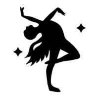 Icarus wings solid style icon vector