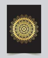 luxury ornamental mandala design background vector