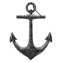 an anchor on a transparent background Generative-AI png