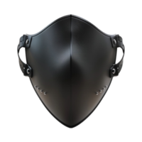 a black mask on a transparent background Generative-AI png