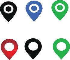 set of pins suitable for many uses vector